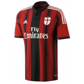 Adidas AC Milan Home Replica Football Shirt - Mens