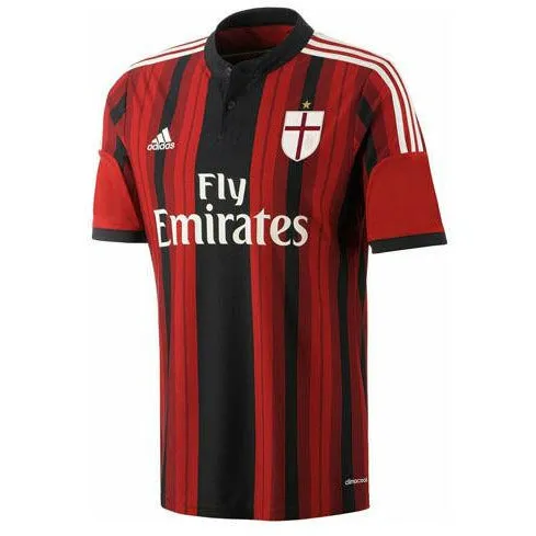 Adidas AC Milan Home Replica Football Shirt - Mens