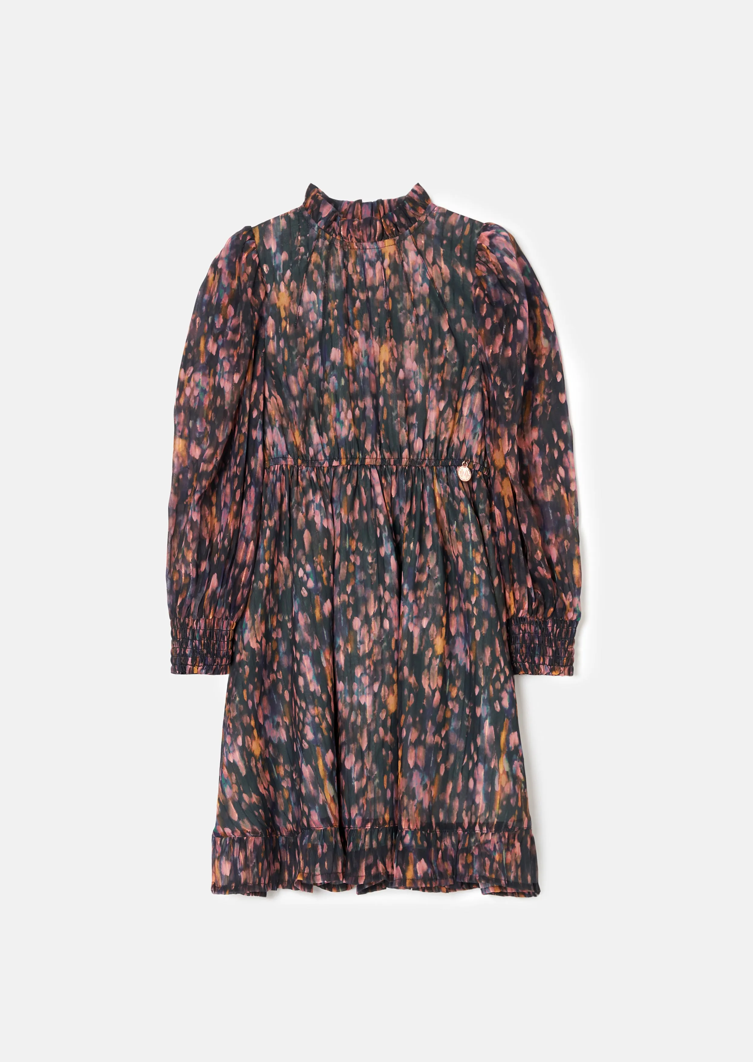 Adrienne Multi Georgette Print Dress