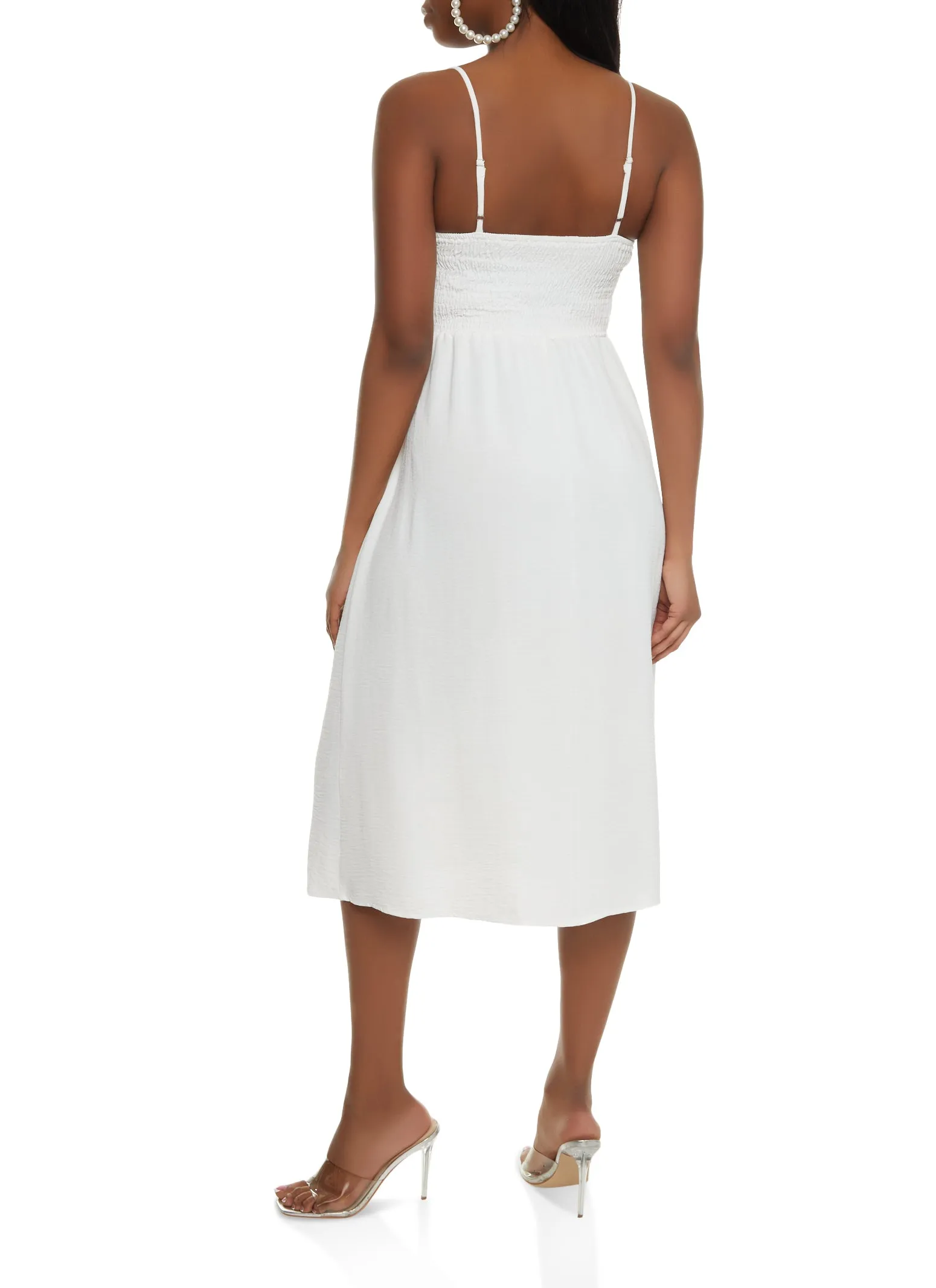 Airy Bustier Midi Dress