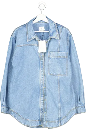 Aje Blue Outland Denim Shirt UK 8