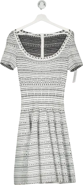 ALAIA White Fit And Flare Dress UK 10