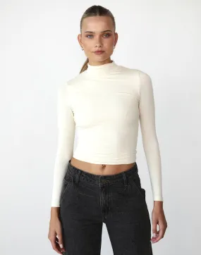 Benny Long Sleeve Top (Cream)