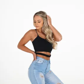 Black Night Out Crop Top