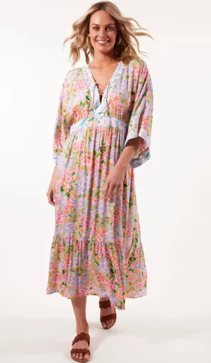 Botanical Relax Dress Sunset Hydrangea