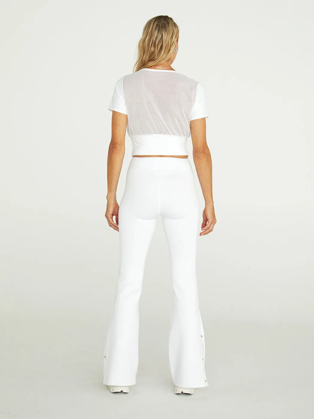 Breathe Crop Top - White