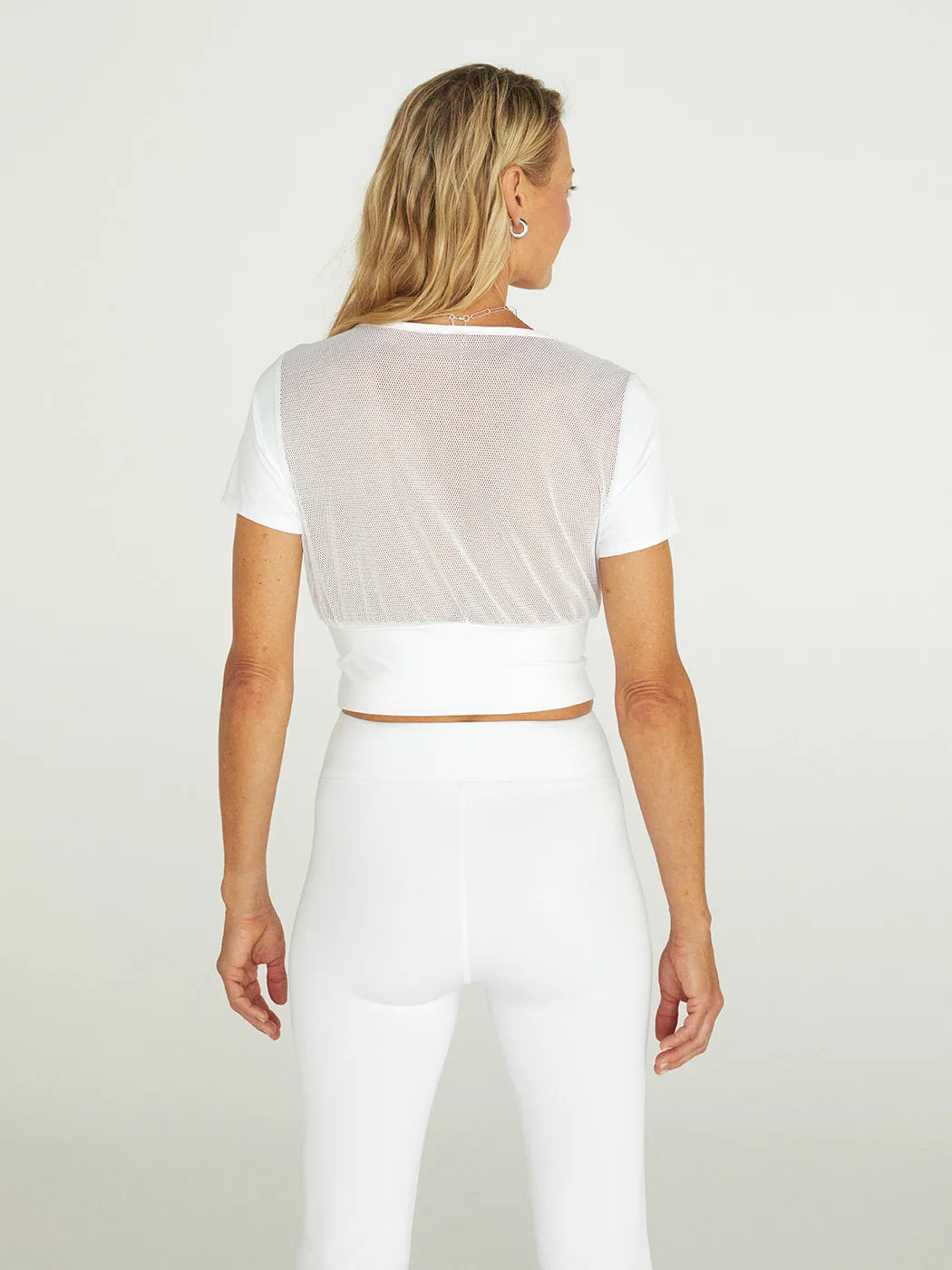 Breathe Crop Top - White