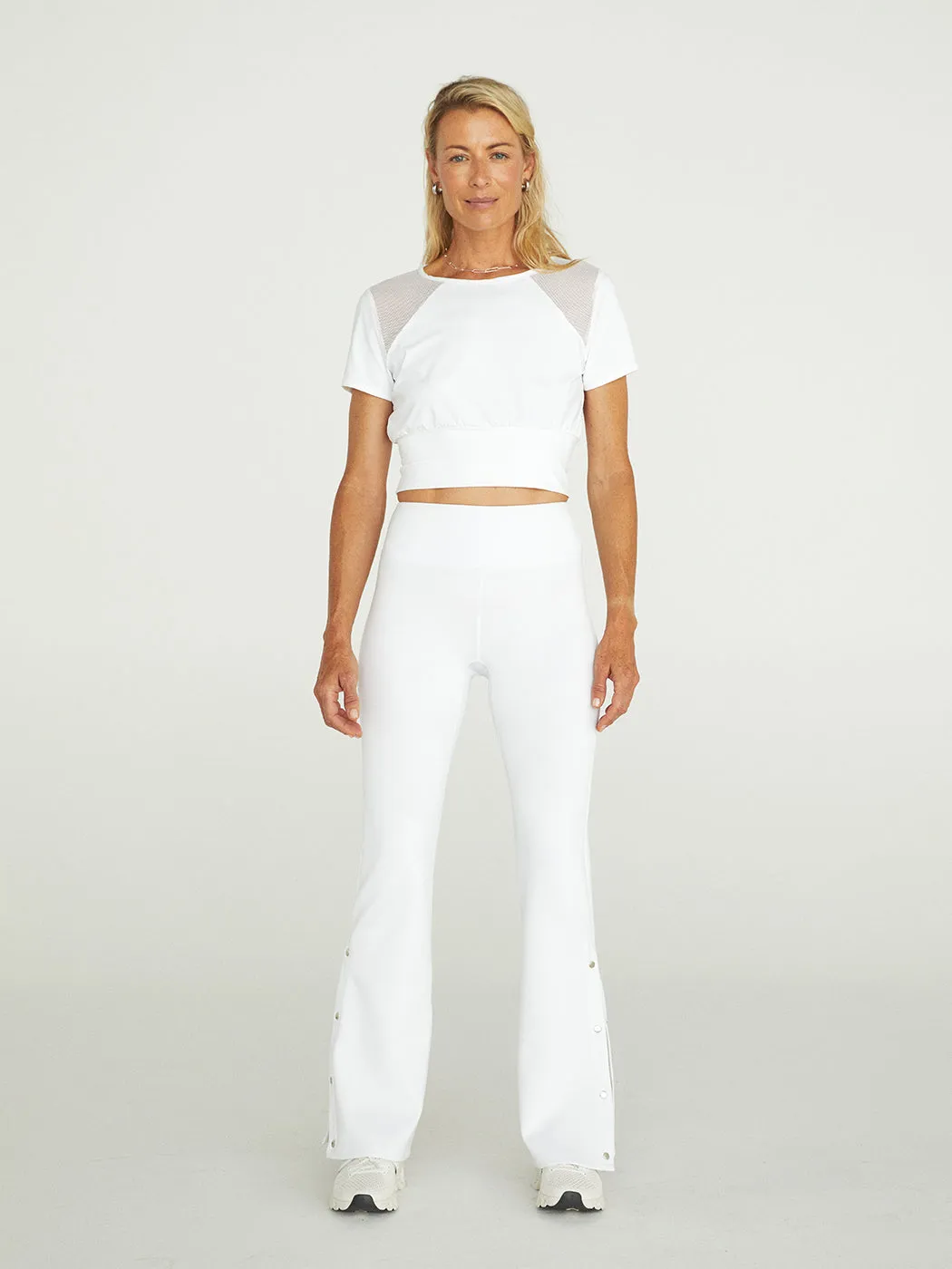 Breathe Crop Top - White