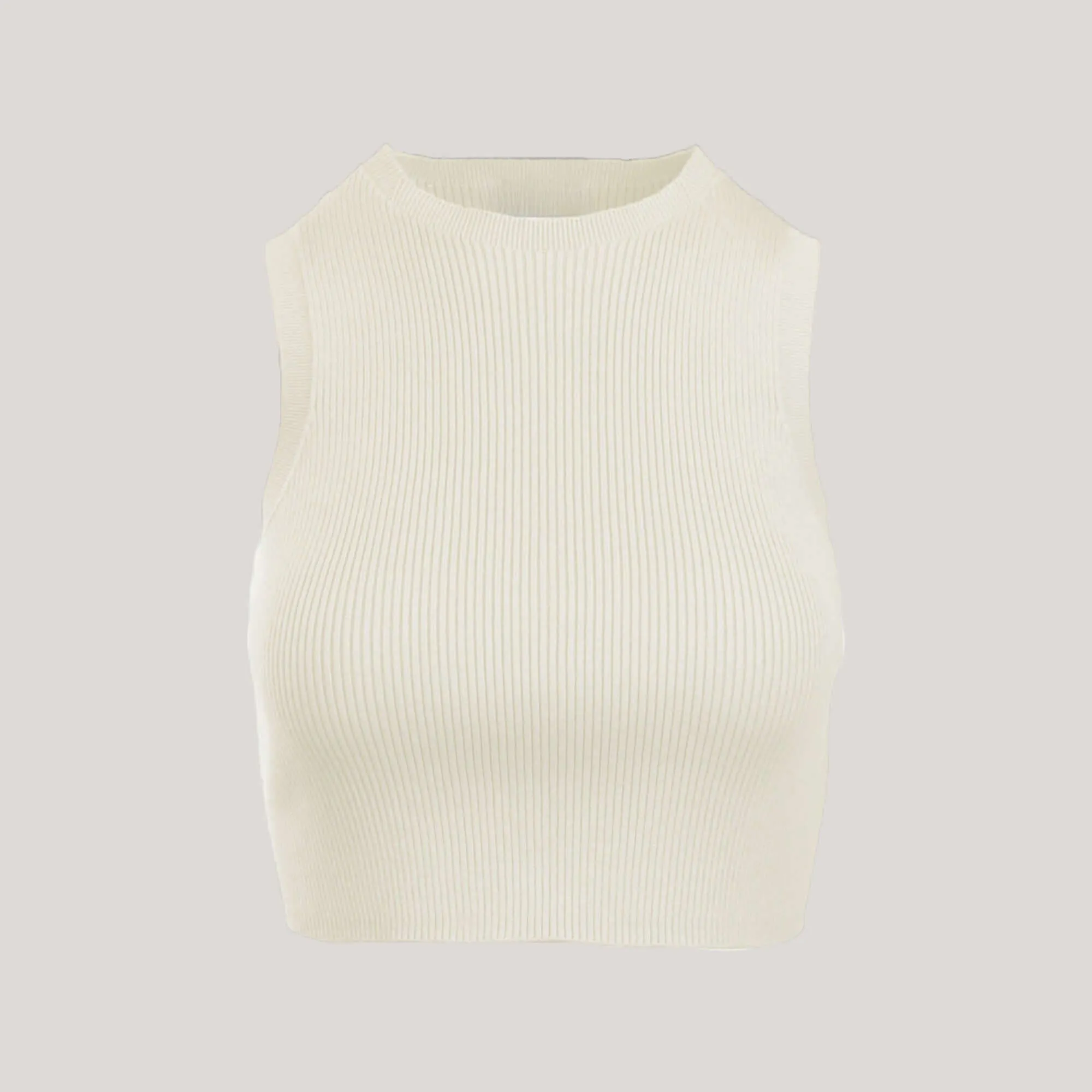 CAMILLE | Cropped Sleeveless Top