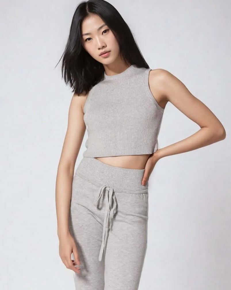 CAMILLE | Cropped Sleeveless Top