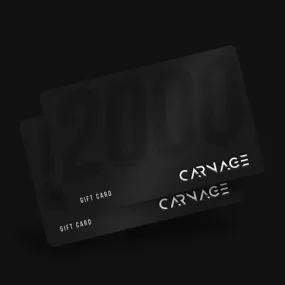 Carnage E-Gift Card - 2000