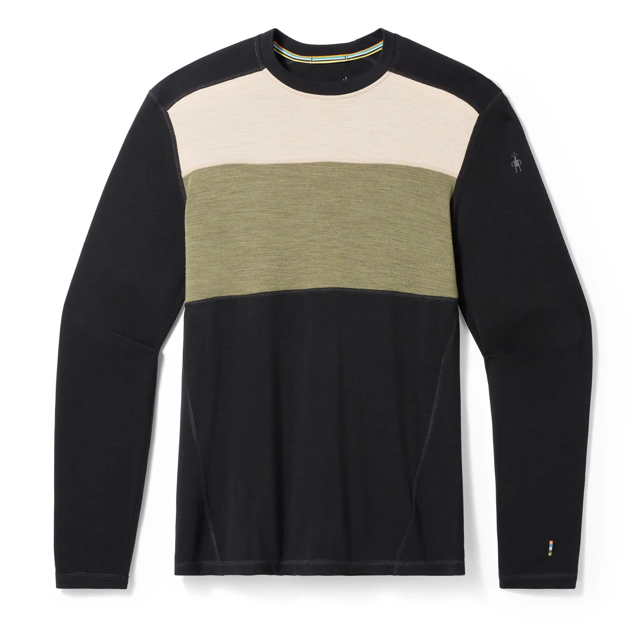 Classic Thermal Merino Base Layer Colorblock Crew Men's S24