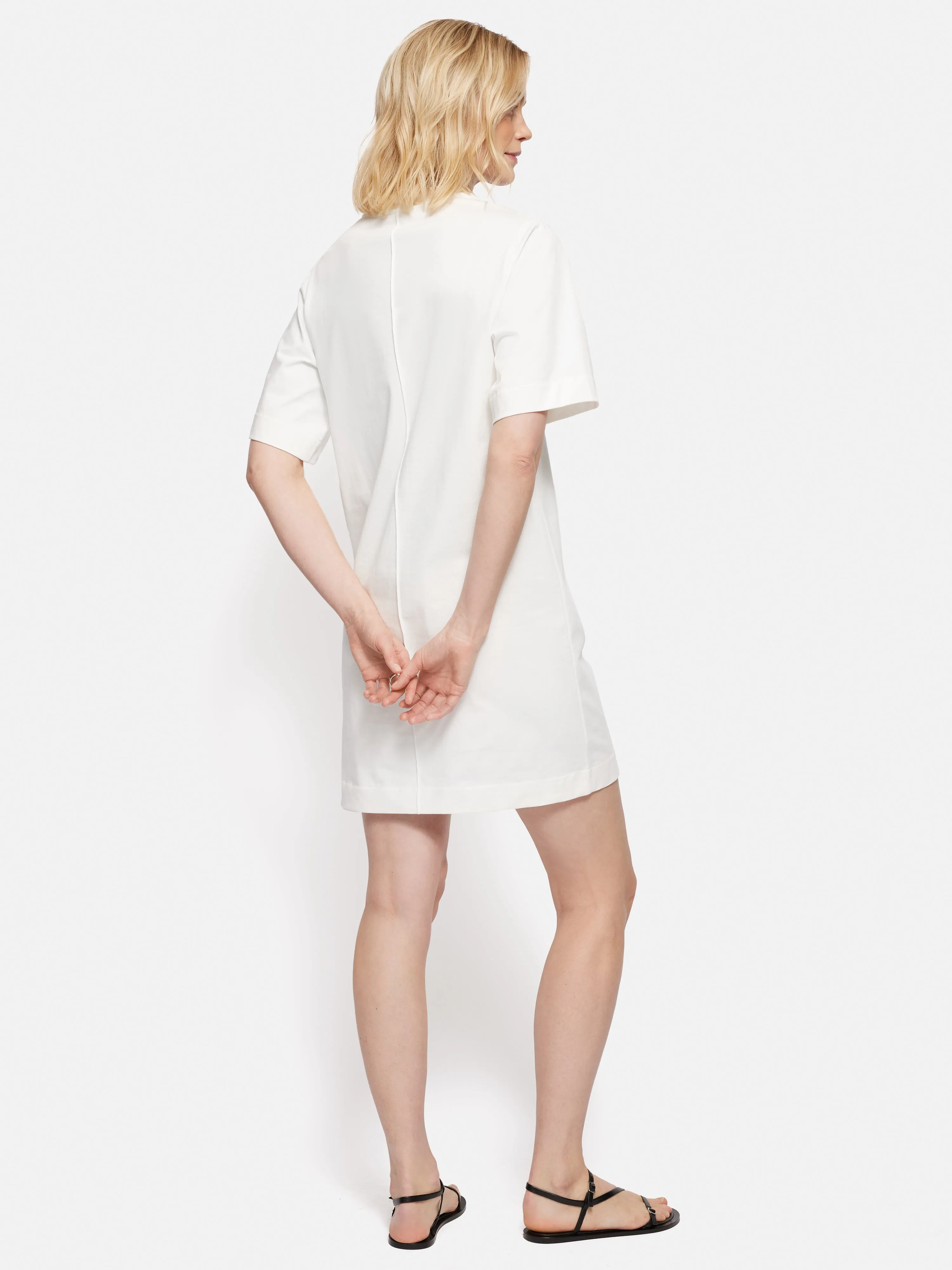 Cotton Riley T-Shirt Dress | White