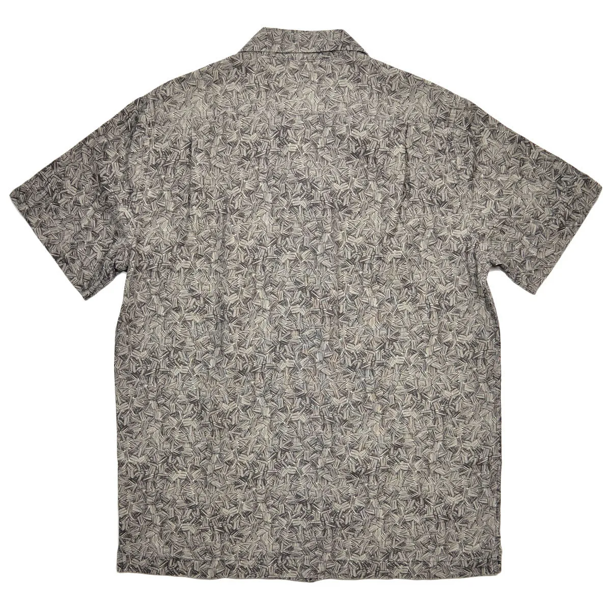 Dana Lee - Tropical Short-Sleeve Shirt - Indigo Theme Print