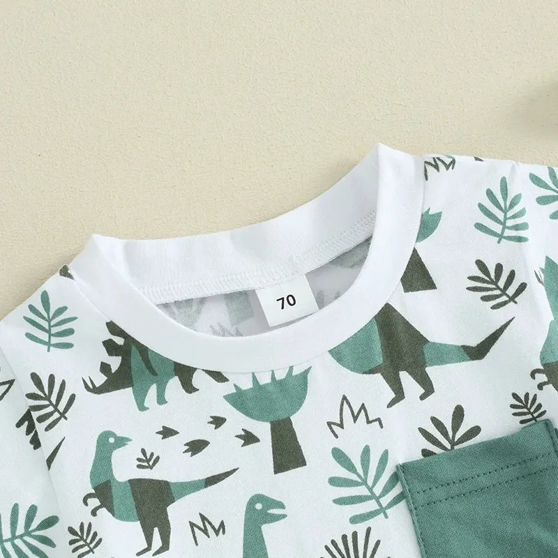 DINOSAUR Teal Summer Outfit