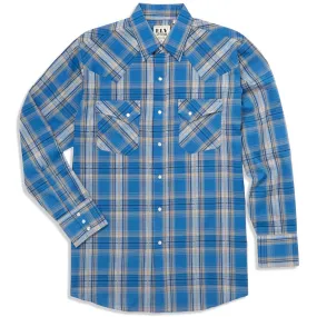 Ely Cattleman Men's Plaid Print Snap Shirt