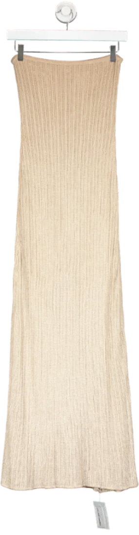 Flook The Label Beige Seona Dress UK S