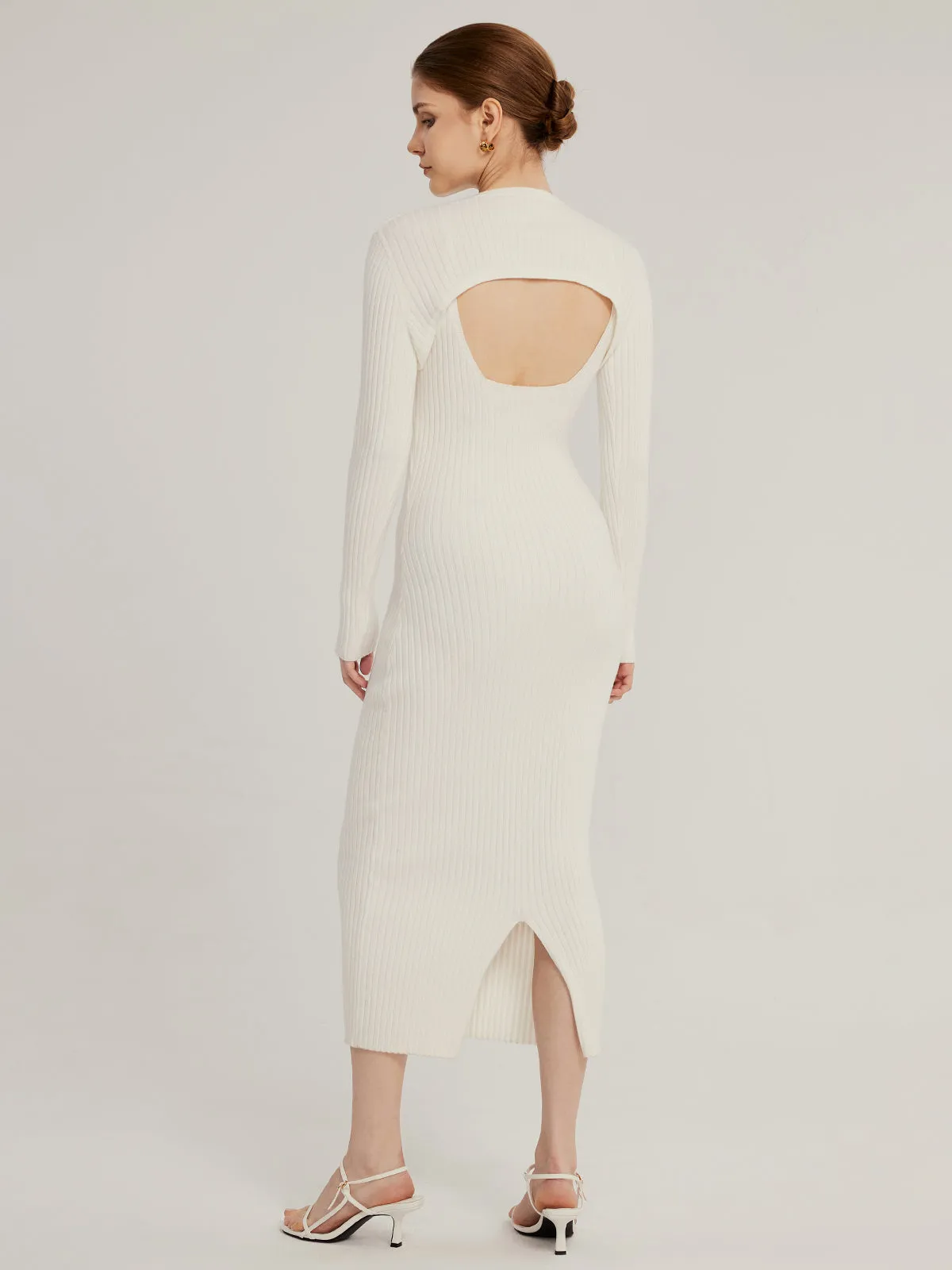 Hollow Knitted Dress