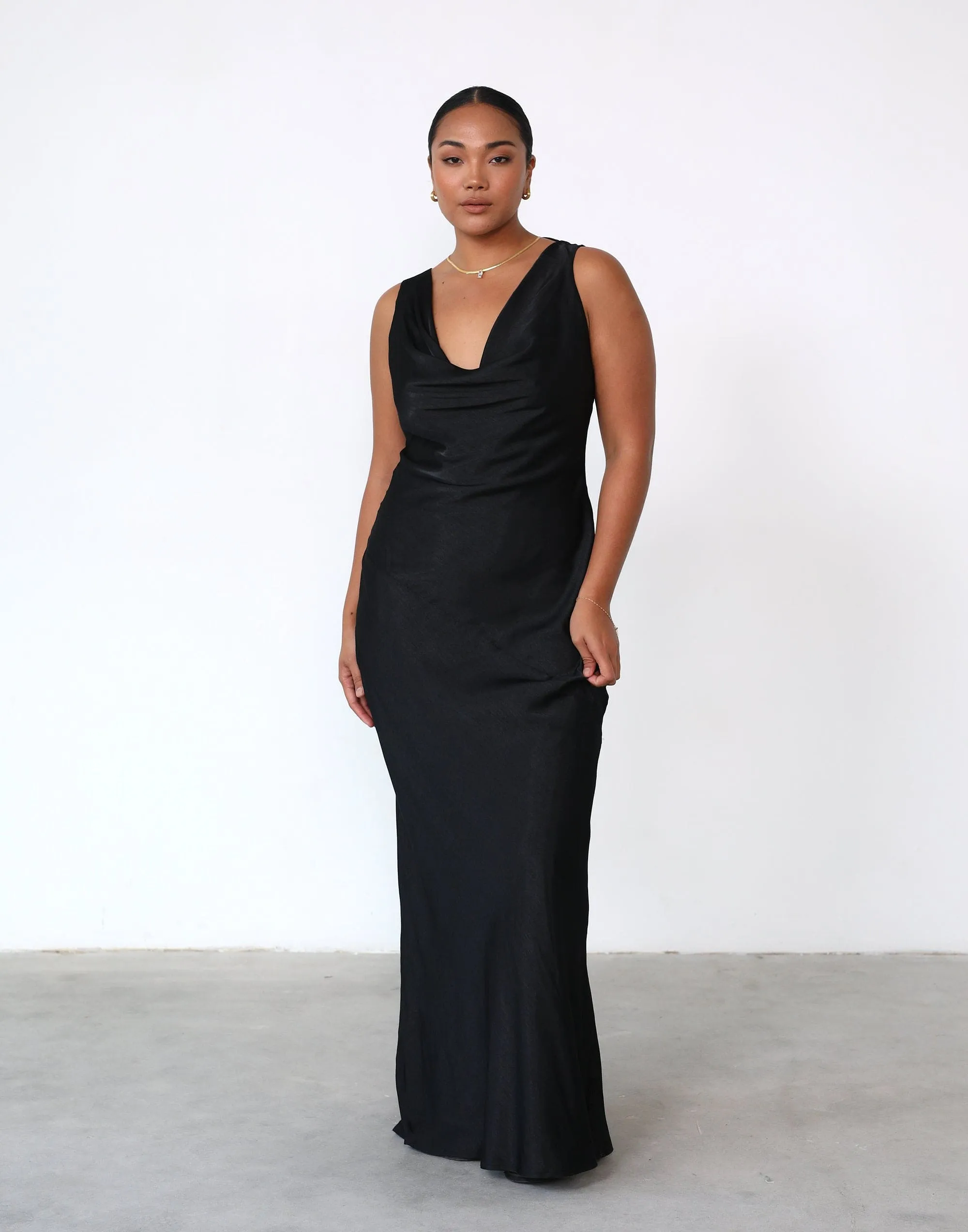 Imogen Maxi Dress (Black)