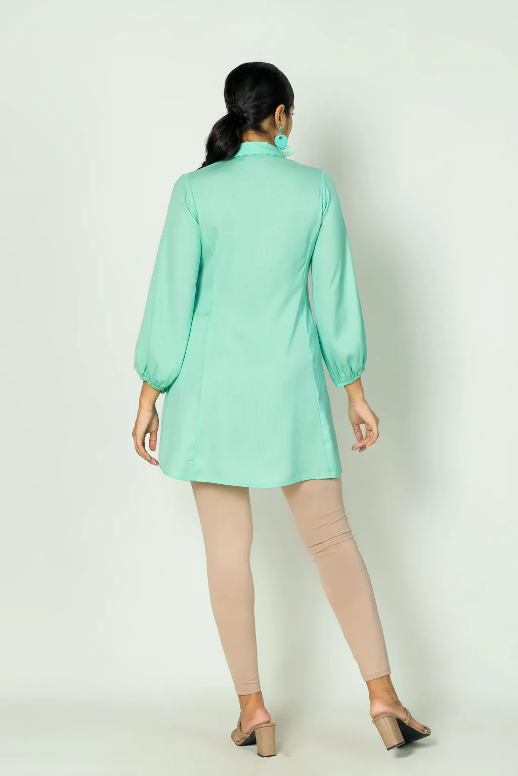 JEZZA Mint Colour Women's Modest Top 40991