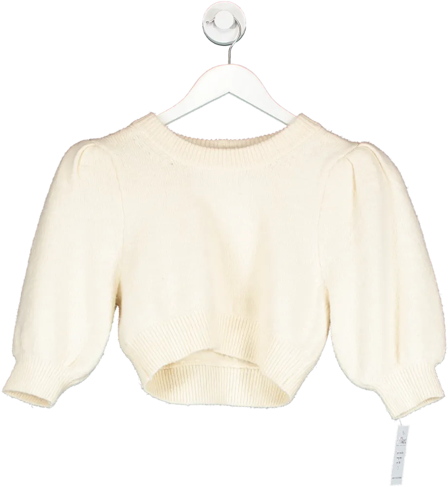 Majorelle Cream Knit Crop UK S