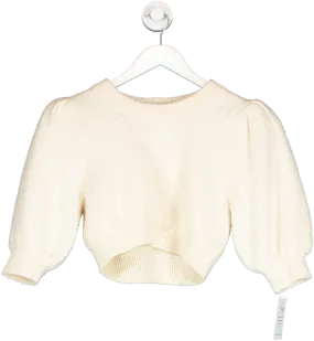 Majorelle Cream Knit Crop UK S