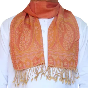 Mens Pure Wool Jamawar Scarf Muffler Indian Clothing