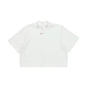 Nike Women's NSW Jacquard Boxy Tee Sail/Hemp DQ6788-133