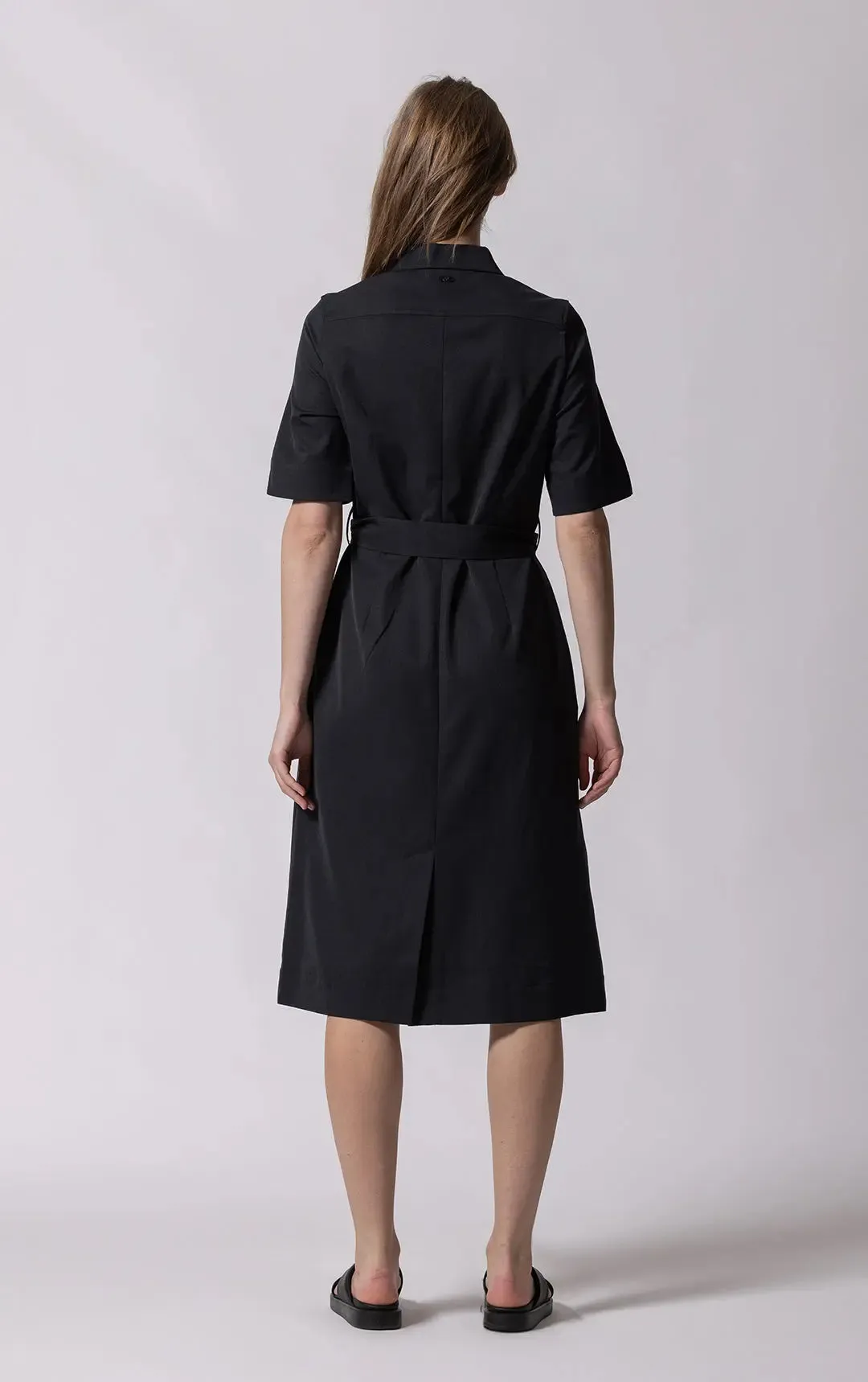 PERFORMANCE TWILL SHIRT DRESS