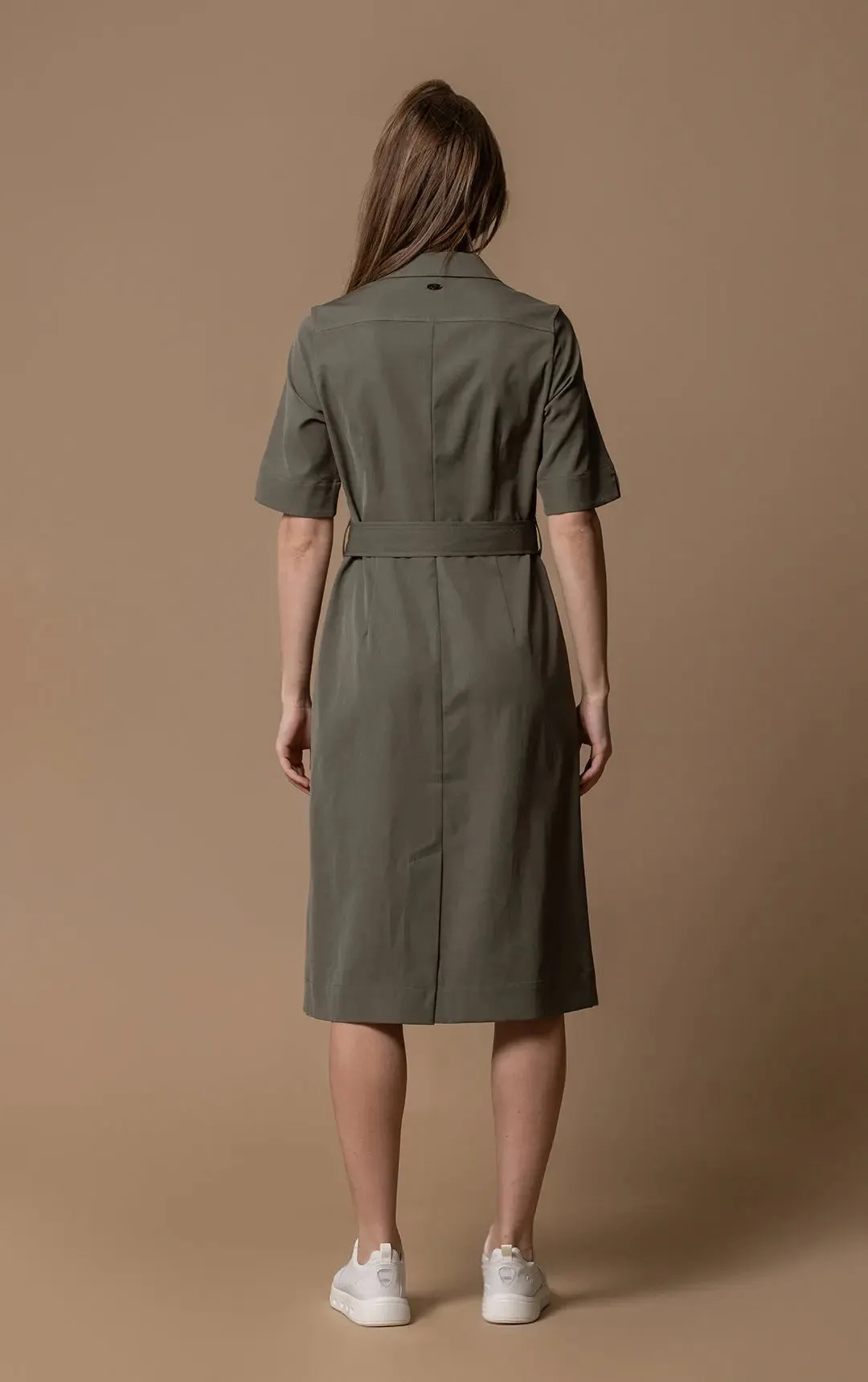 PERFORMANCE TWILL SHIRT DRESS