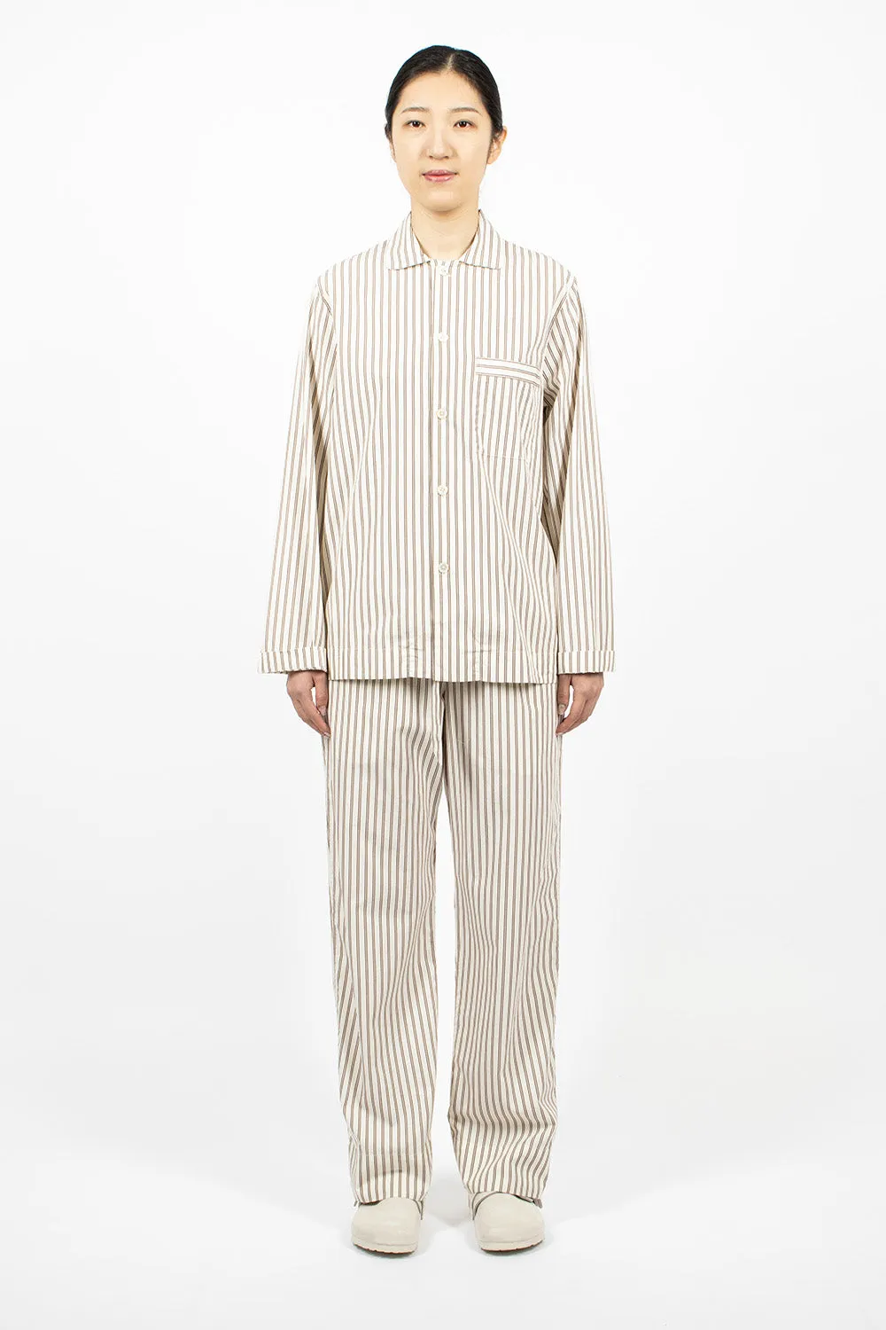 Poplin Pyjama Shirt Hopper Stripes