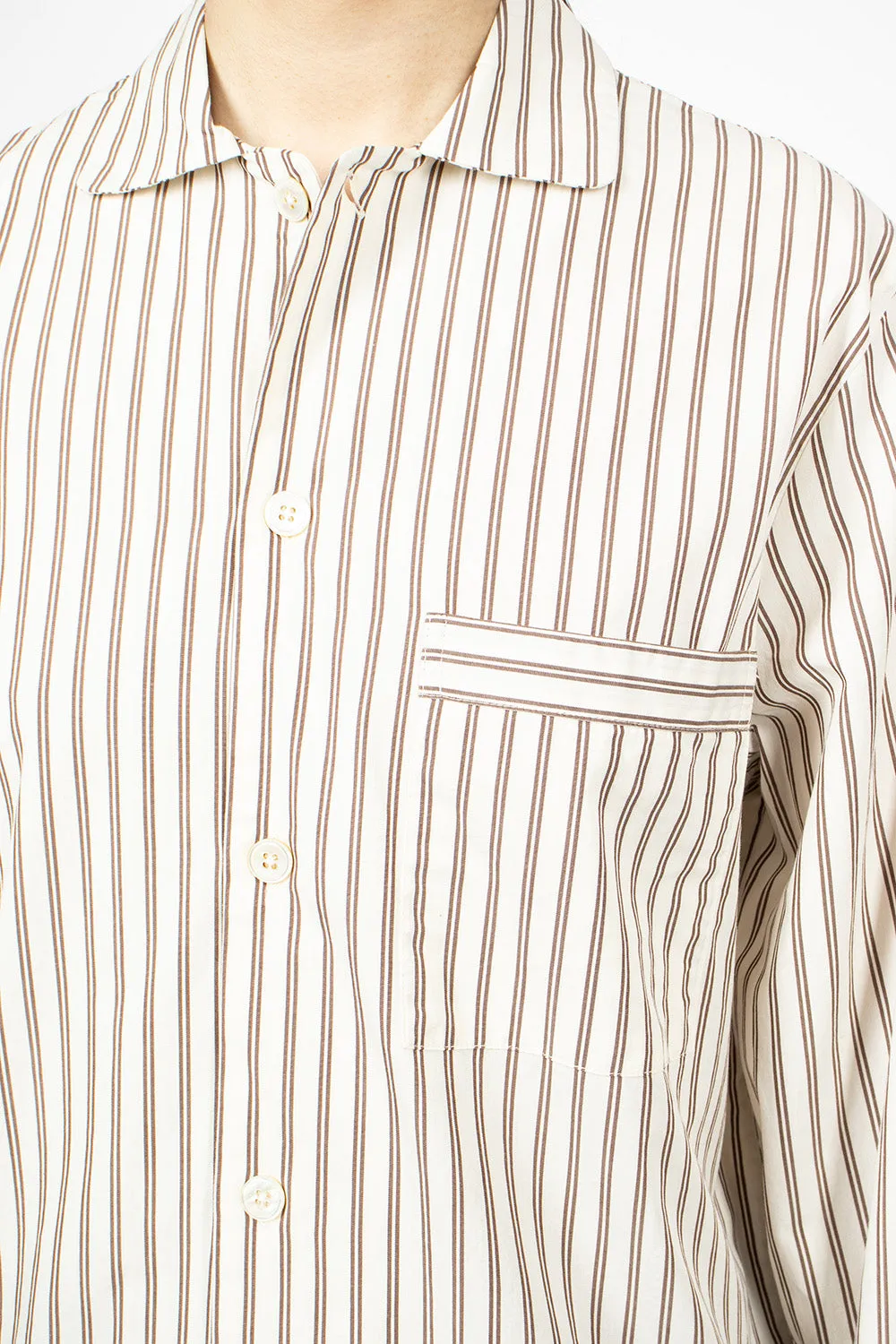 Poplin Pyjama Shirt Hopper Stripes