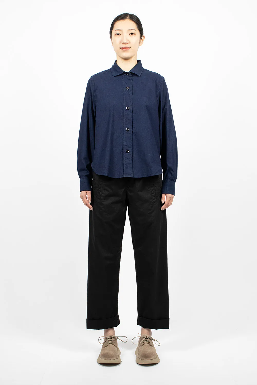 Simple Plainweave Shirt Indigo