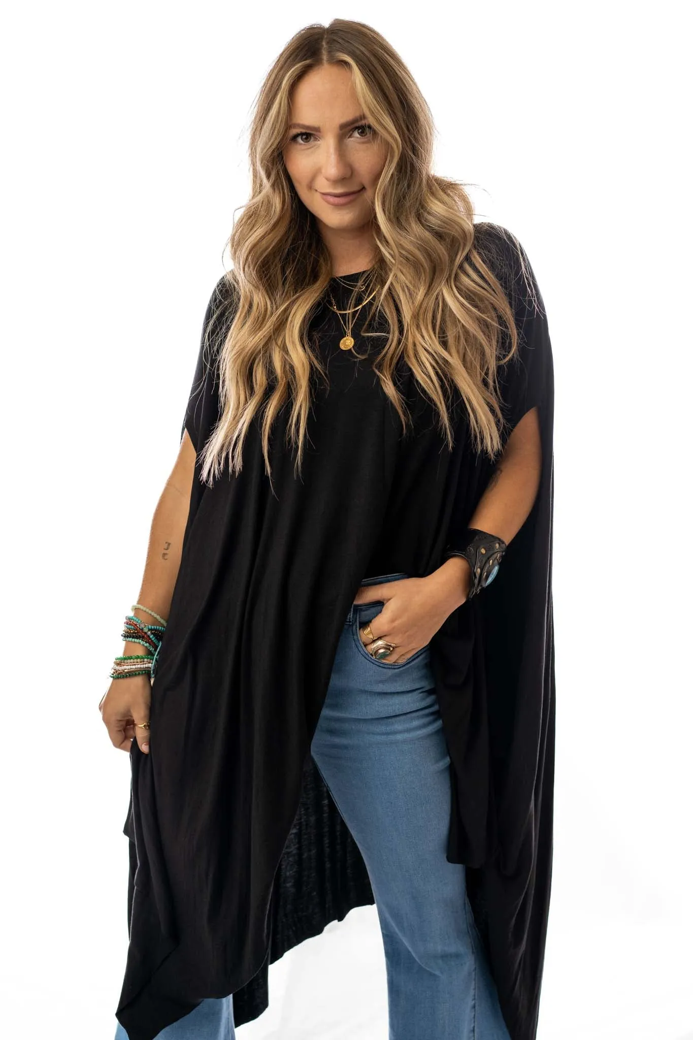 The Wren Tunic - Black