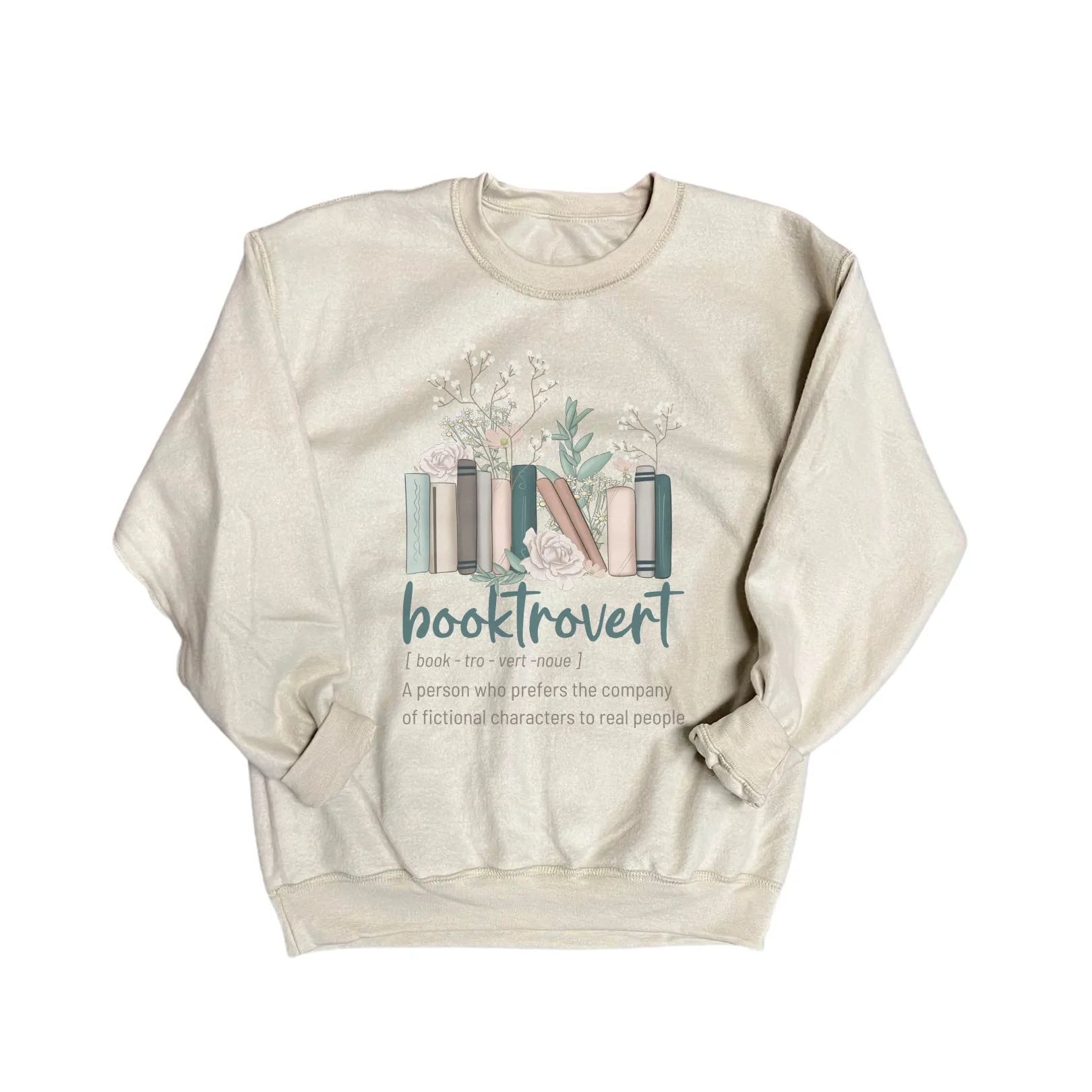 Two Sweatshirts in One Double Printed Gildan No Shelf Control   Booktrovert Sweatshirt