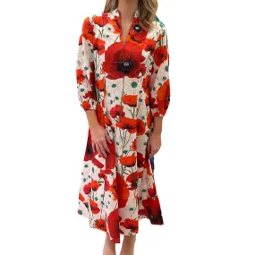 Tyler Boe Sondra Dress - Poppy