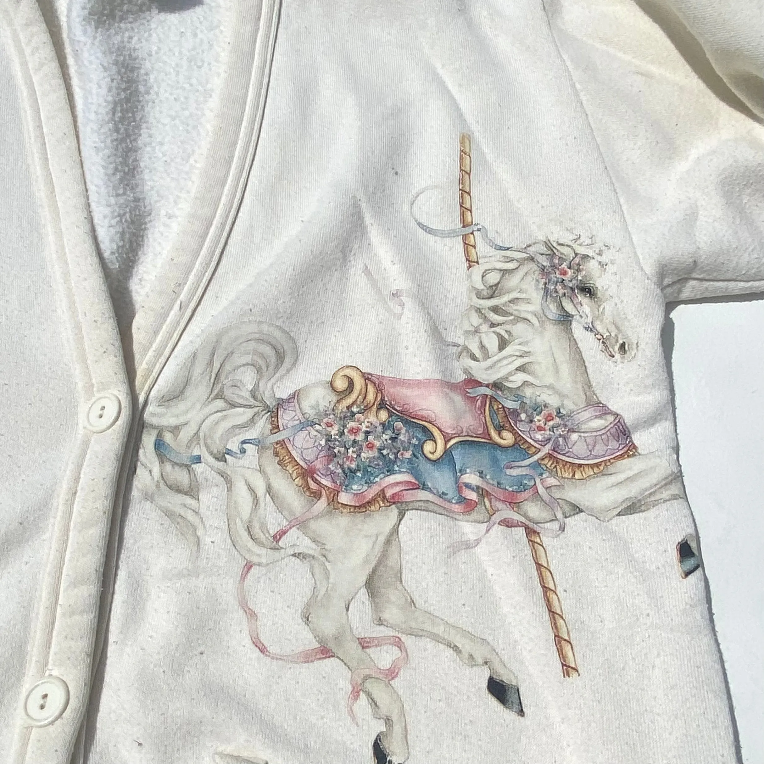 Vintage Carousel Pony Cardigan.