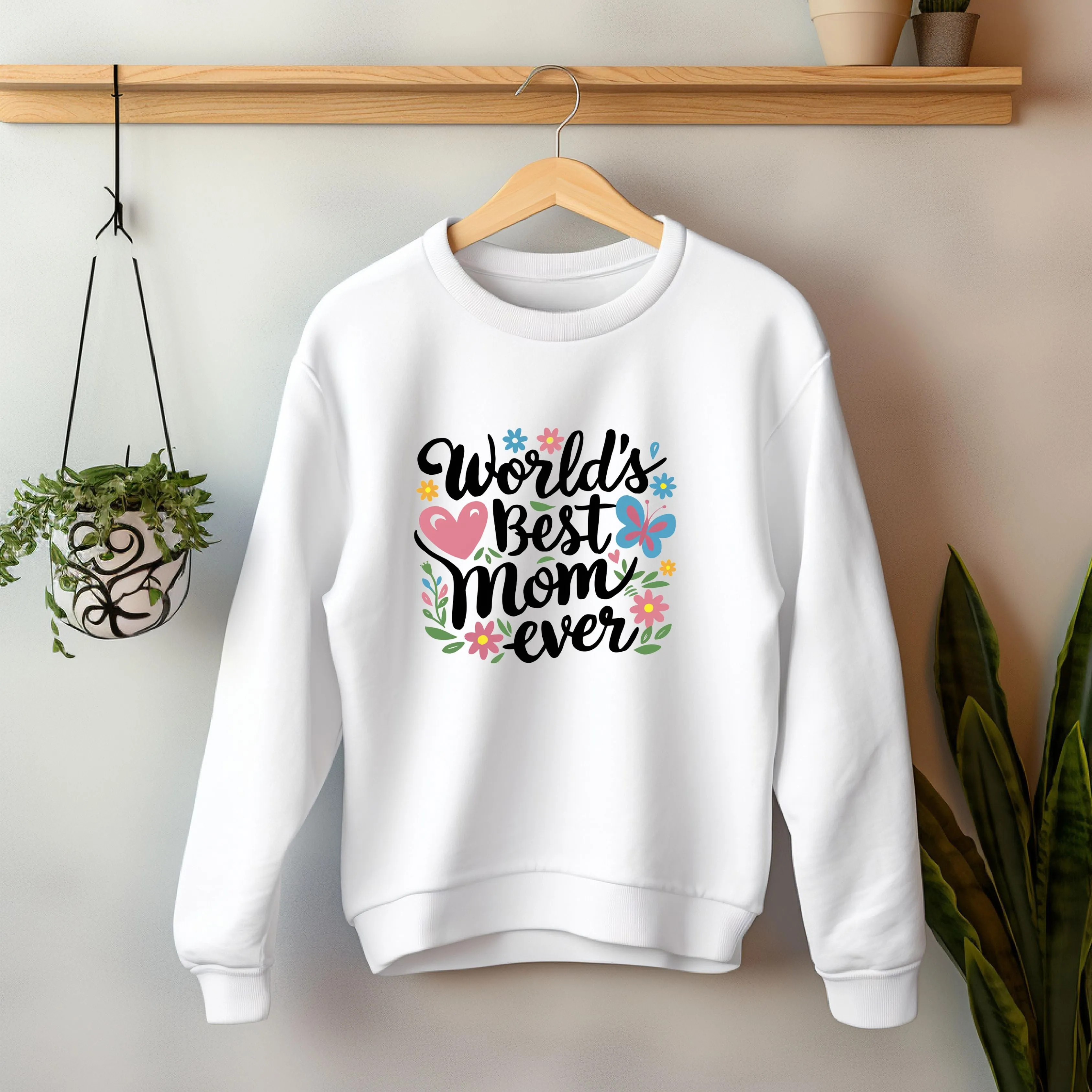 World Best Mom Sweatshirt